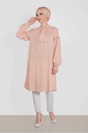 تونیک حجاب صورتی زنانه پلی استر Alvina - کد 873176917