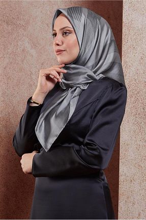 روسری مشکی پلی استر Alvina - کد 830881955