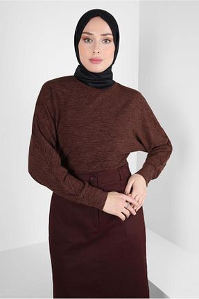 بلوز حجاب نارنجی زنانه رگولار Alvina - کد 792993286