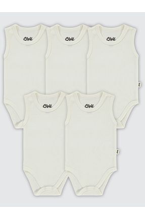بادی و سرهمی نوزادی سفید بچه گانه الاستین Civil Baby - کد 892320489
