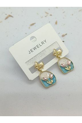 گوشواره استیل (فولاد) رنگی استیل ضد زنگ JEWELRY - کد 925058217