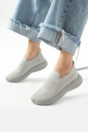 کفش اسنیکر آبی زنانه بدون بند AlbiShoes - کد 925062792