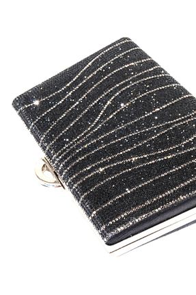 کیف مجلسی مشکی زنانه پارچه ای KEEBA - کد 925059396
