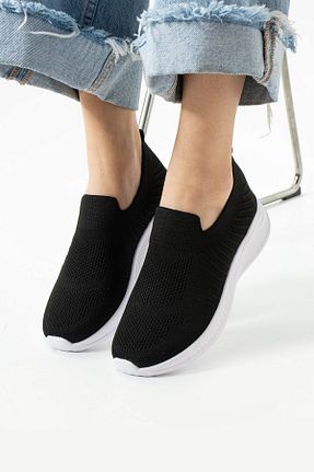 کفش اسنیکر مشکی زنانه بدون بند AlbiShoes - کد 925061757