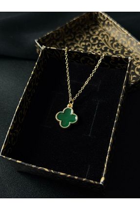 گردنبند استیل ( فولاد ) سبز زنانه استیل (فولاد) youngsem - کد 925067668