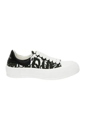 کفش اسنیکر سفید زنانه بند دار ALEXANDER MCQUEEN - کد 925067142