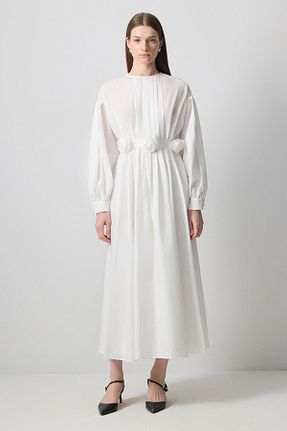 لباس حجاب نباتی زنانه نیمه فیت Touche Prive - کد 925077258