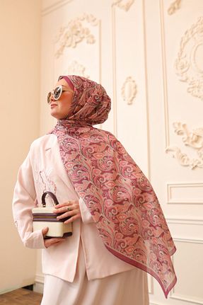 شال بنفش زنانه پنبه ای Silk Home - کد 925078576