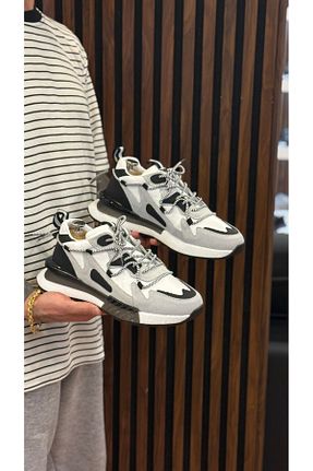 کفش اسنیکر سفید مردانه چرم اصل MARCHİO SHOES - کد 925080635
