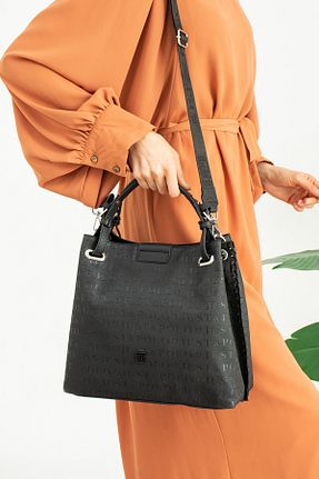 کیف دوشی مشکی زنانه چرم مصنوعی Just Polo - کد 925078524