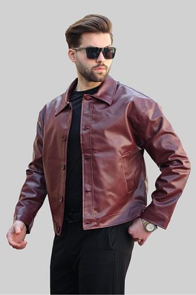 کاپشن زرشکی مردانه اورسایز KOCCI - کد 905026041