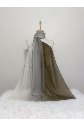 شال خاکی زنانه شیفون REMOMODA - کد 925078865