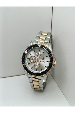 ساعت مچی طلائی مردانه 45 میلی متر SKMİ - کد 862334964
