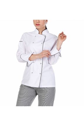 کت سفید زنانه رگولار İstanbul Üniforma - کد 925735435