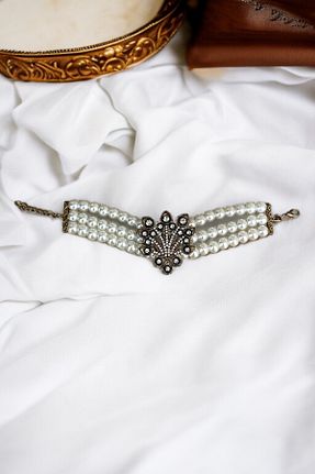 دستبند مروارید سفید FAYRA ACCESSORIES - کد 925735689