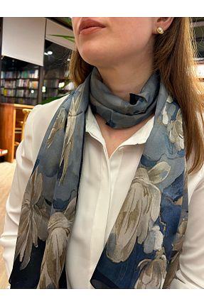 دستمال گردن رنگی زنانه ویسکون Likya Atelier - کد 925122614