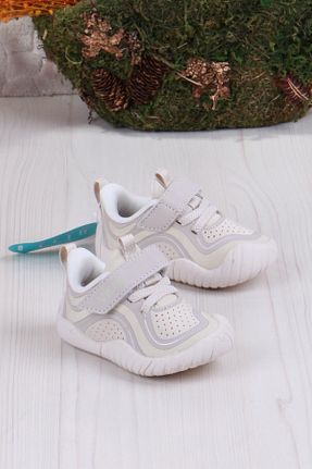 کفش اسنیکر بژ بچه گانه چسبی Vicco - کد 925124121