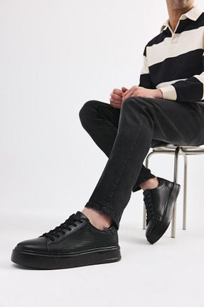 کفش کژوال مشکی مردانه چرم خالص Yaya by Hotiç - کد 890506826