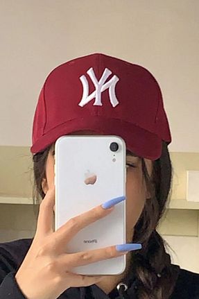 کلاه زرشکی زنانه پنبه ای awix - کد 925738016
