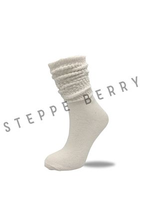 جوراب رنگی زنانه پنبه ای STEPPE BERRY - کد 190729235