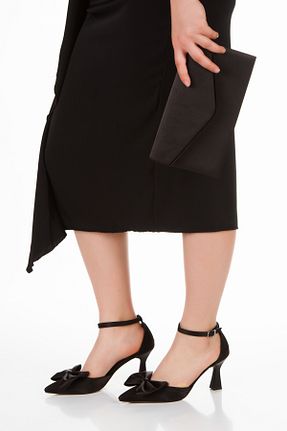 کفش استایلیتو مشکی پاشنه نازک Miss Mitto - کد 925133976