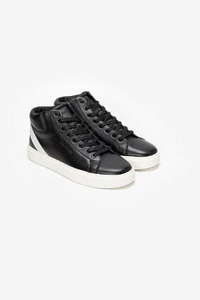 کفش اسنیکر مشکی مردانه بند دار Calvin Klein - کد 882056530
