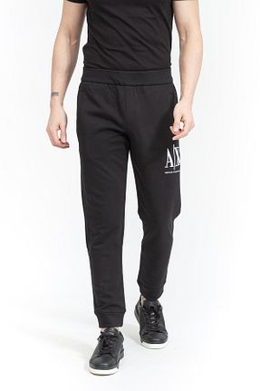 شلوار کرمگن مشکی مردانه پاچه کش دار Armani Exchange - کد 846147426