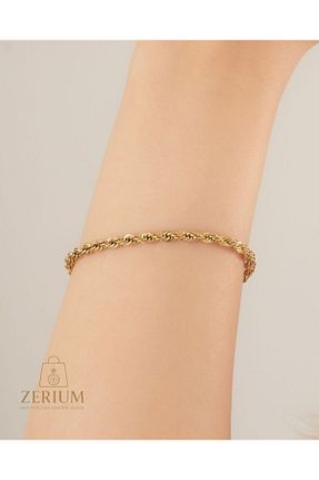دستبند استیل (فولاد) متالیک زنانه استیل (فولاد) ZERİUM - کد 925055258