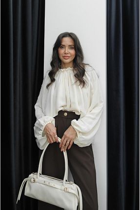 بلوز نباتی زنانه ساده Havoş - کد 925153767