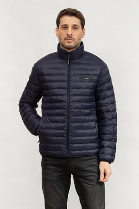 کاپشن سرمه ای مردانه الاستین Calvin Klein - کد 896490526