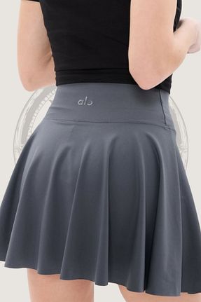 دامن طوسی زنانه پارچه Hney - کد 925156140
