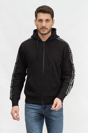 سوئیشرت مشکی مردانه کلاه دار VERSACE JEANS COUTURE - کد 737279770