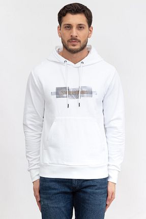 سوئیشرت سفید مردانه ساده Calvin Klein - کد 658605802