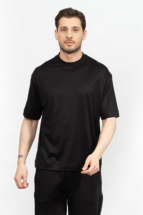 تیشرت مشکی مردانه رگولار Emporio Armani - کد 877625739