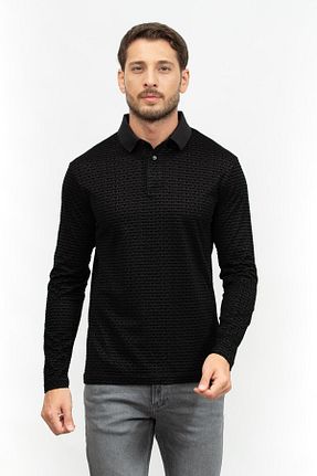پولوشرت مشکی مردانه Liyosel Emporio Armani - کد 806454968