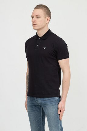 پولوشرت آبی مردانه پارچه Emporio Armani - کد 239458939