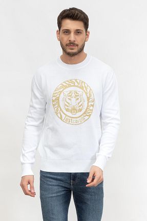 پلیور رنگی مردانه چاپی Just Cavalli - کد 889868121