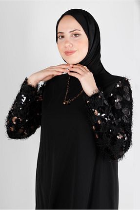 روسری مشکی پلی استر Alvina - کد 801719746