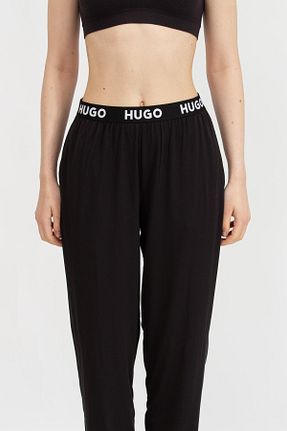 پائین تنه راحتی مشکی زنانه پنبه ای HUGO - کد 882056071