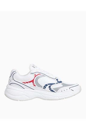 کفش اسنیکر بژ زنانه بند دار Tommy Hilfiger - کد 925236265