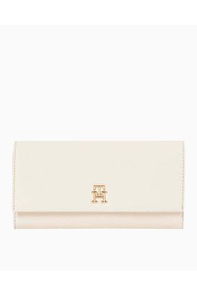 کیف پول بژ زنانه سایز متوسط Tommy Hilfiger - کد 898530756