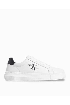 کفش اسنیکر سفید مردانه بند دار Calvin Klein - کد 682220397