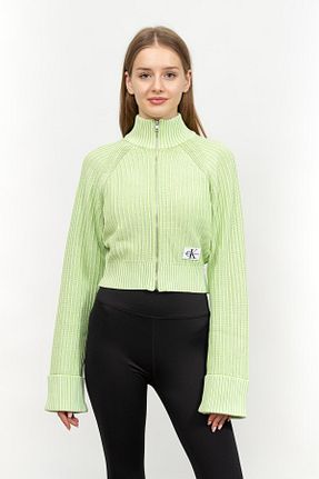سوئیشرت سبز زنانه ساده Calvin Klein - کد 891441522