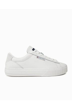 کفش اسنیکر طلائی زنانه بند دار Tommy Hilfiger - کد 788971941