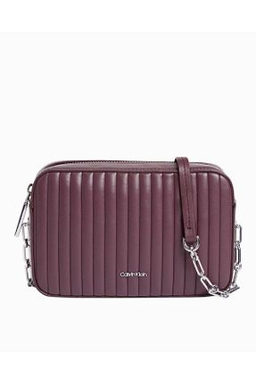 کیف دوشی بنفش زنانه پلی اورتان Calvin Klein - کد 883493258