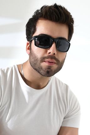 عینک آفتابی مشکی مردانه 63 Lozzo - کد 925284922
