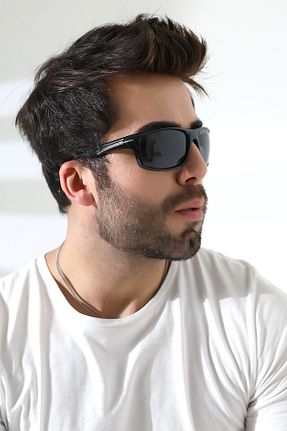 عینک آفتابی مشکی مردانه 63 Lozzo - کد 925284922