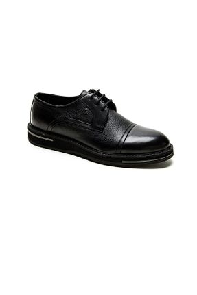 کفش کلاسیک مشکی مردانه چرم خالص Pierre Cardin - کد 902952799