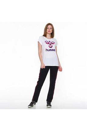 تیشرت سفید زنانه رگولار hummel - کد 135880717