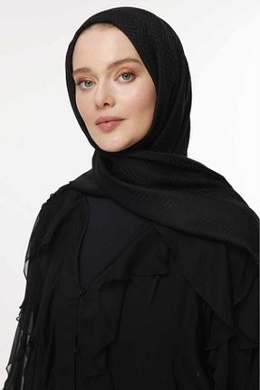 روسری مشکی پنبه ای VALORSCARF - کد 925286212